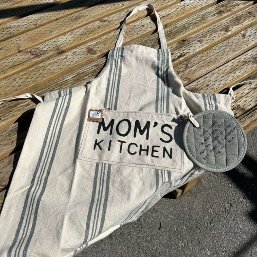 New Mom’s Kitchen Apron Set